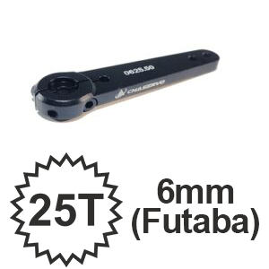 Brazos de servo estándar (Futaba 25T)