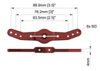 Brazo Alu Doble - 90mm 25T 8mm
