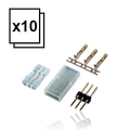 Conector para crimpar: Futaba Macho (10ud)