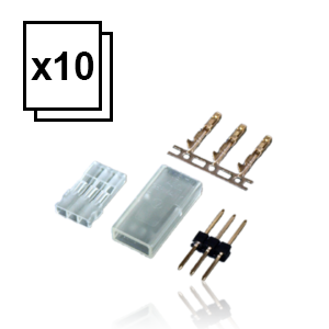 Conector para crimpar: Futaba Macho (10ud)