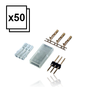 Conector para crimpar: Futaba Macho (50ud)